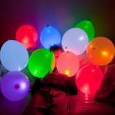 Светящиеся шарики с воздухом на пол, 20-30 см