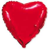 Красное сердце 32 дюйма шарик из фольги