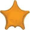 Оранжевая звезда шарик металлик 22 дюйма превю