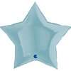 Звезда голубая пастель 36 дюймов шарик из фольги превю