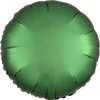 Круг сатин зелёный шарик из фольги 45 см превю