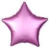 Звезда сатин розовый фламинго 45 см шарик из фольги превю