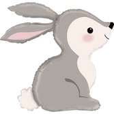 Кролик лесной зайчик шарик из фольги