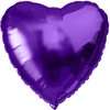 Фиолетовое сердце шарик, 18 дюймов превю