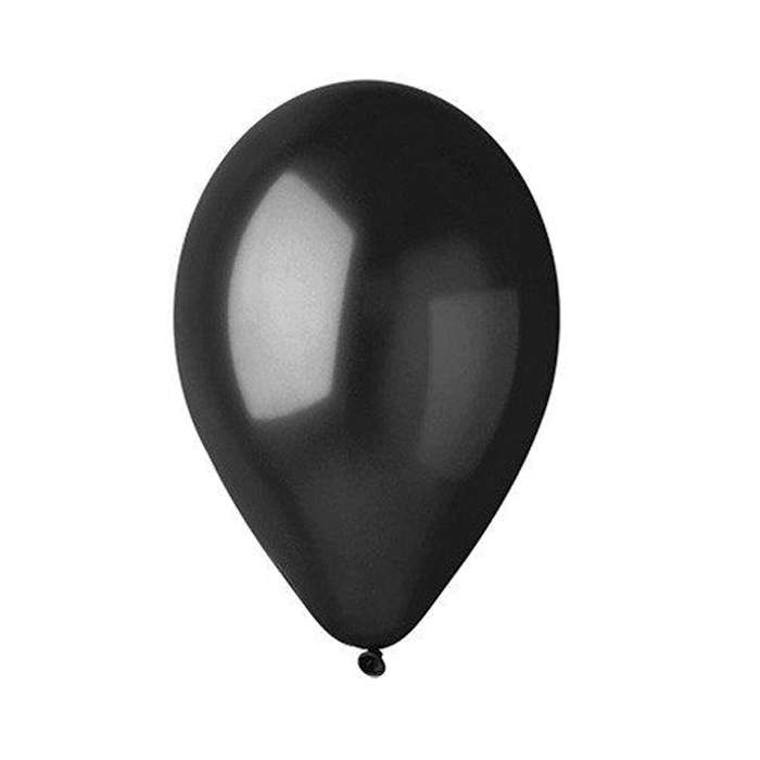 Чёрный 12''м Италия гелиевый шарик картинка