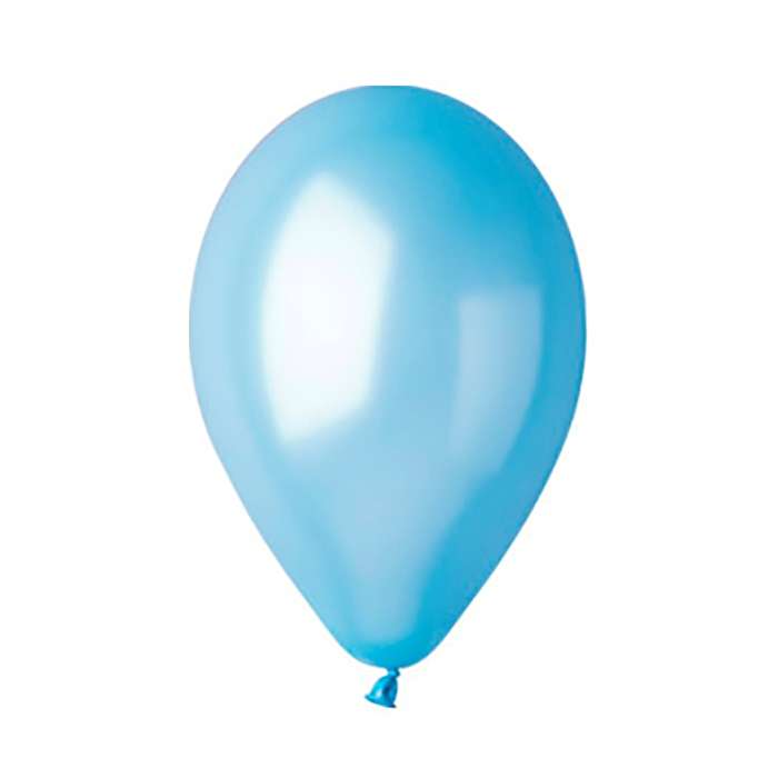 Голубой 12''м Италия шарик с гелием картинка