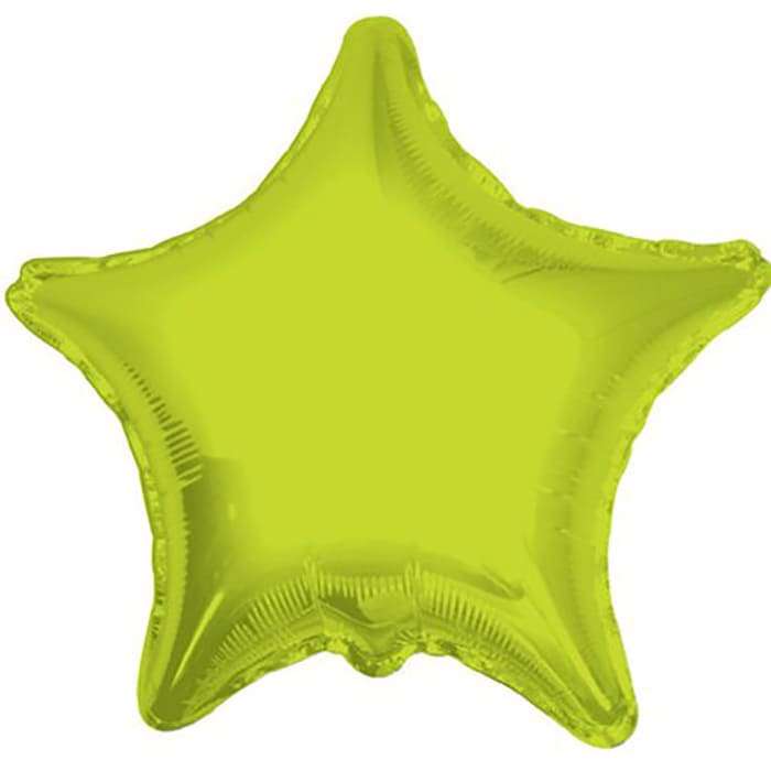 Лайм звезда шарик 22 дюйма картинка