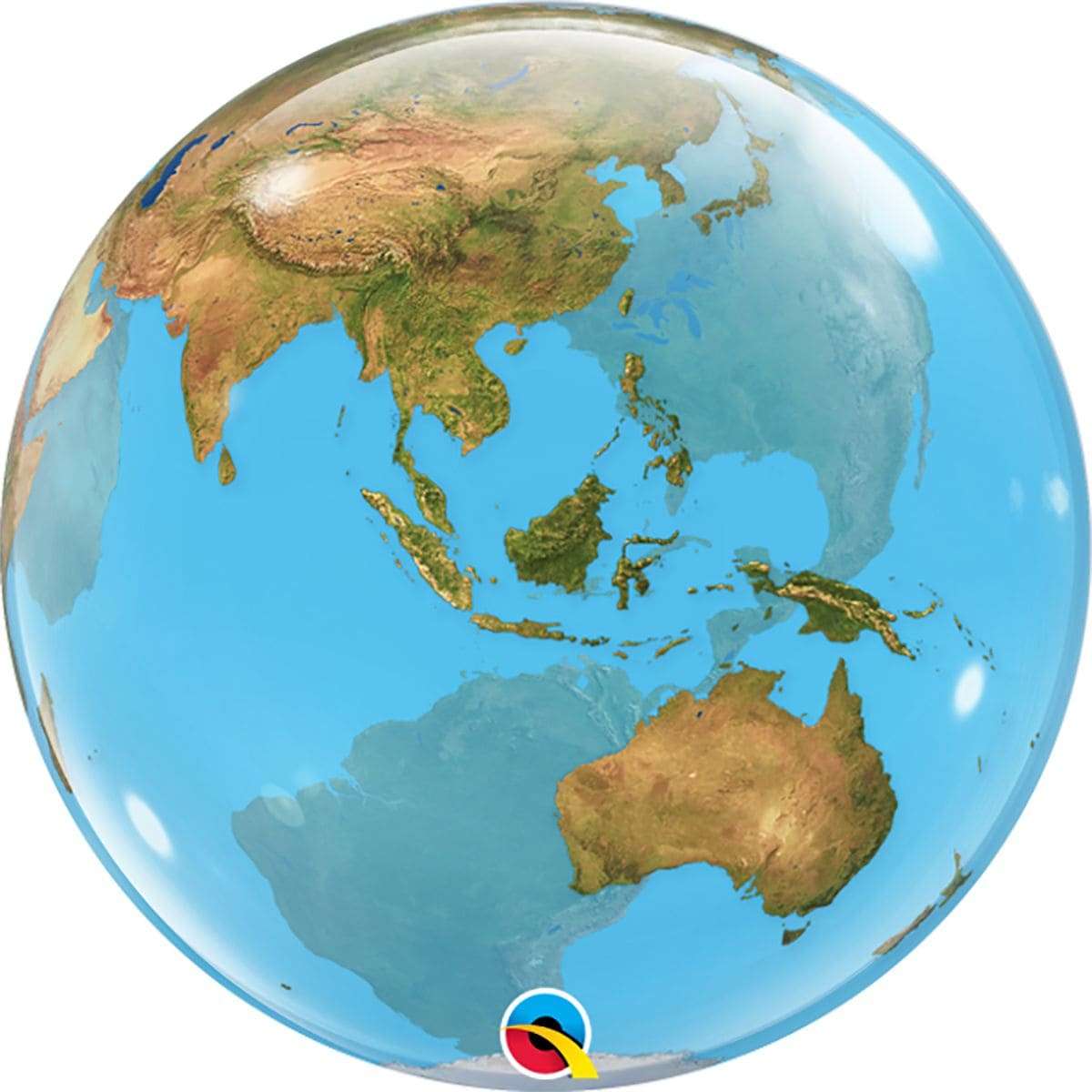 Планета Земля Bubbles шарик с гелием картинка 2