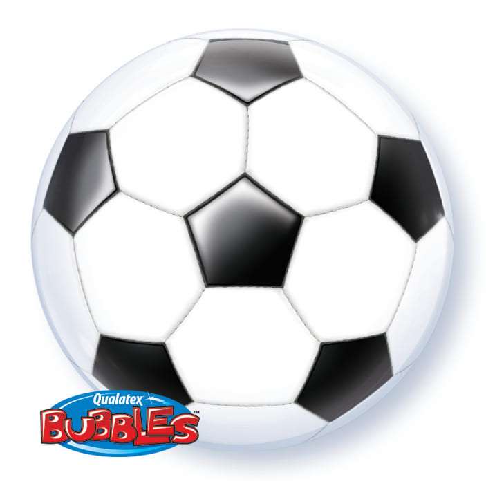 Футбольный Мяч шарик бабл с гелием картинка