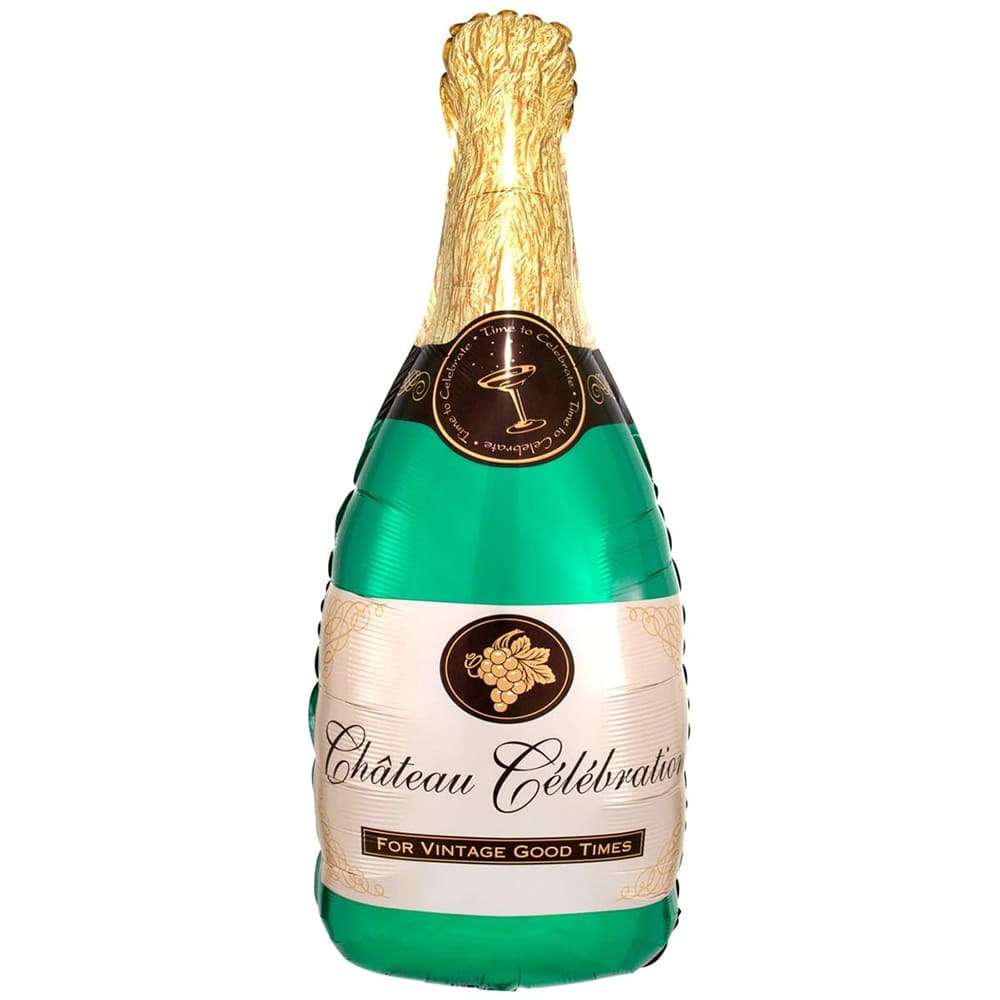 Бутылка Шампанского большая фольгированный шар картинка