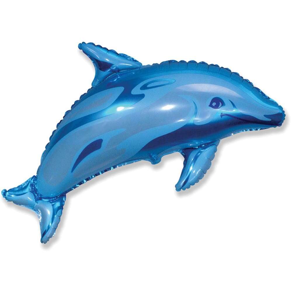 Шарик «Дельфин голубой» картинка