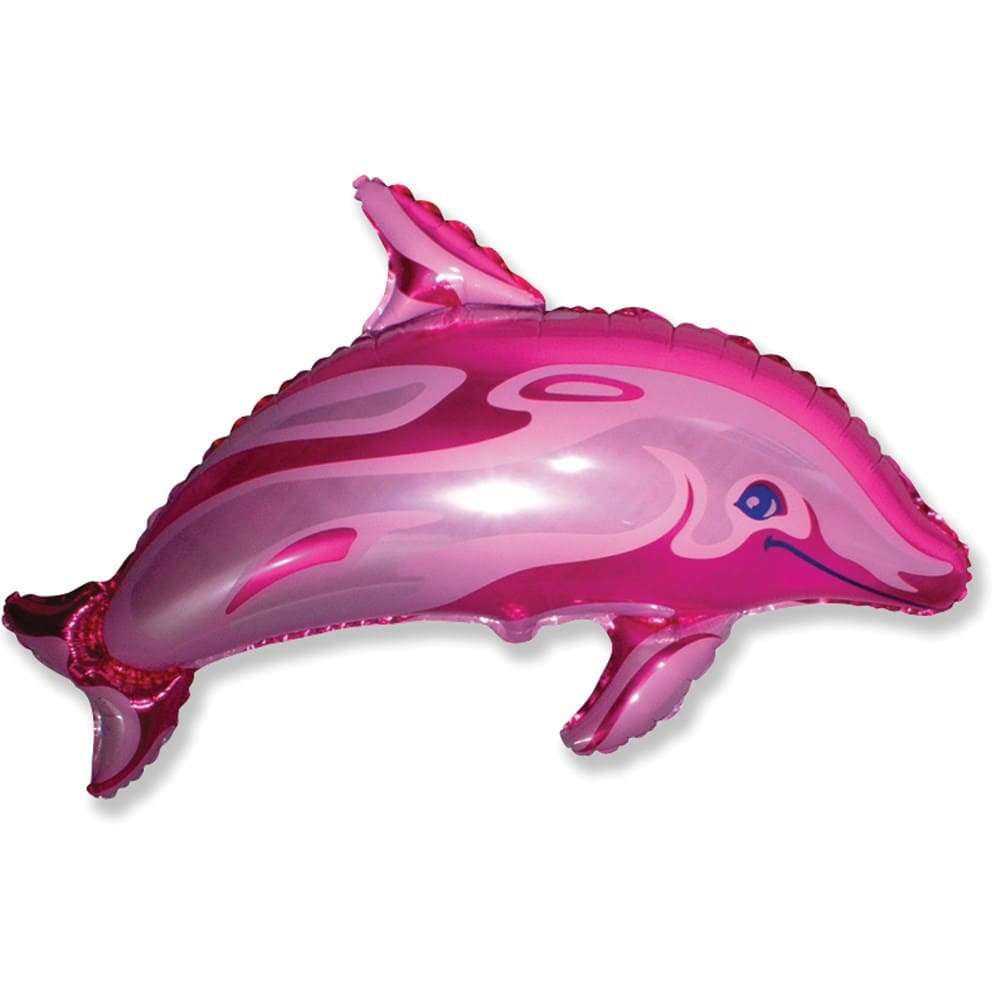 Шарик «Дельфин розовый» картинка