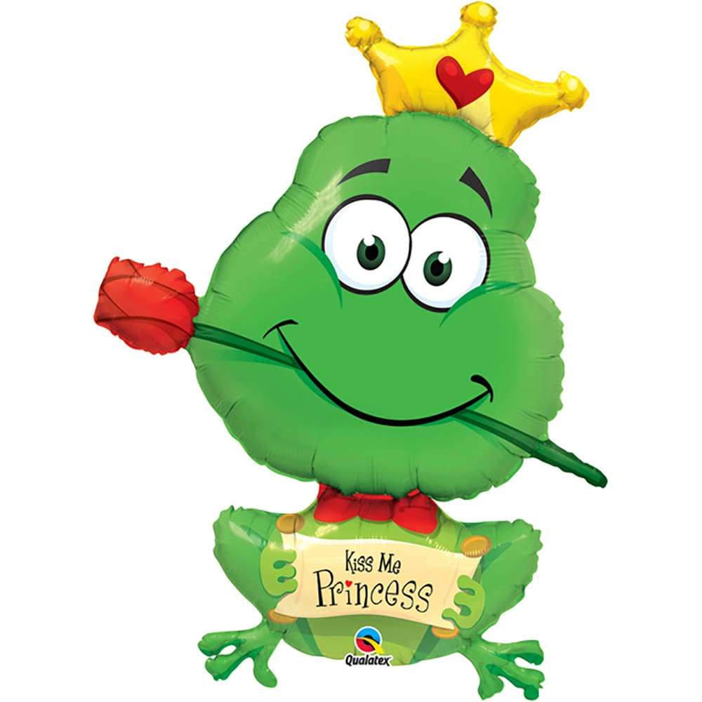 Принц Лягушка шарик из фольги с гелием картинка