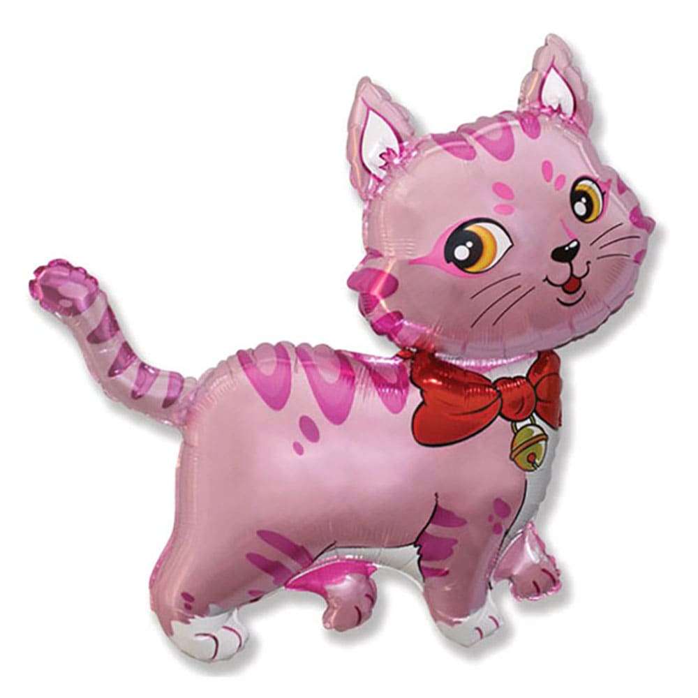 Шарик «Котик розовый» картинка