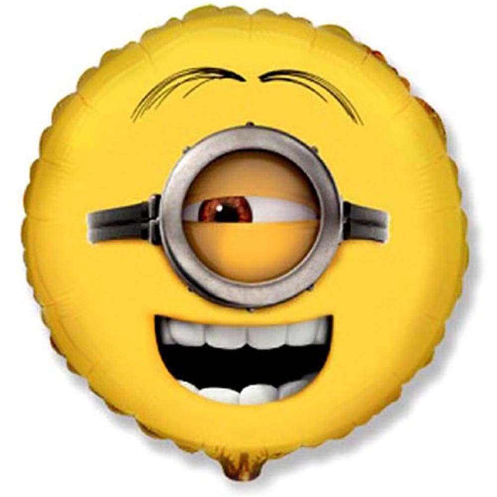 Миньон с одним глазом круглый желтый шарик  картинка