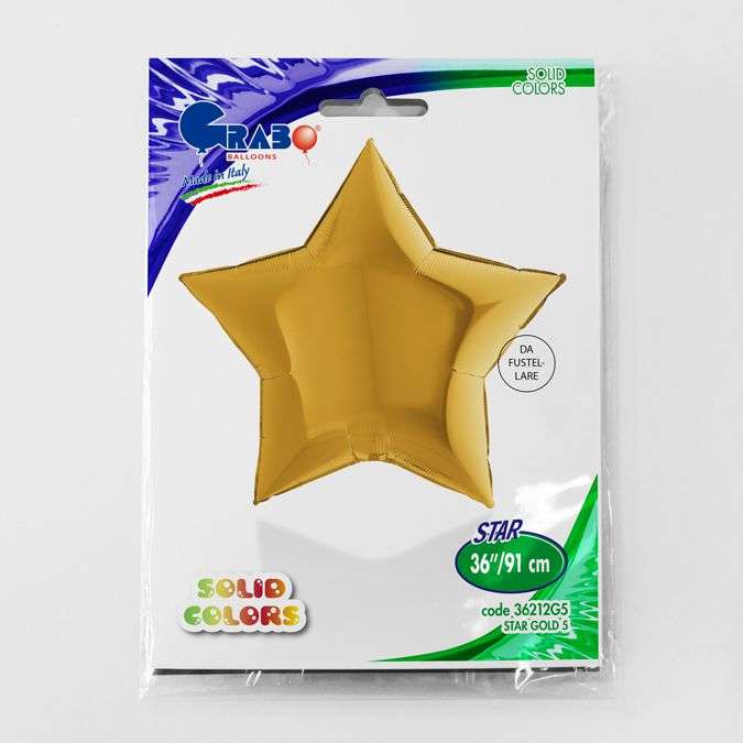 Звезда бронзовая металлик 36 дюймов шарик из фольги картинка 2