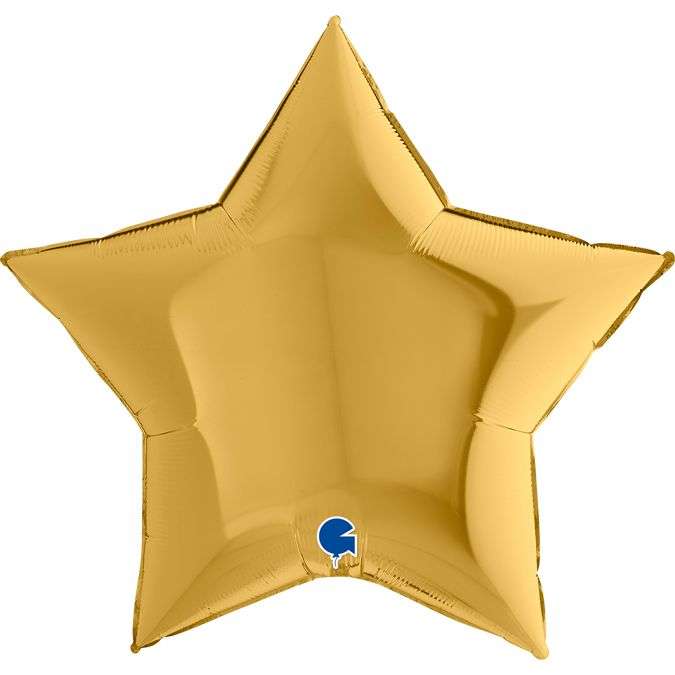 Звезда бронзовая металлик 36 дюймов шарик из фольги картинка
