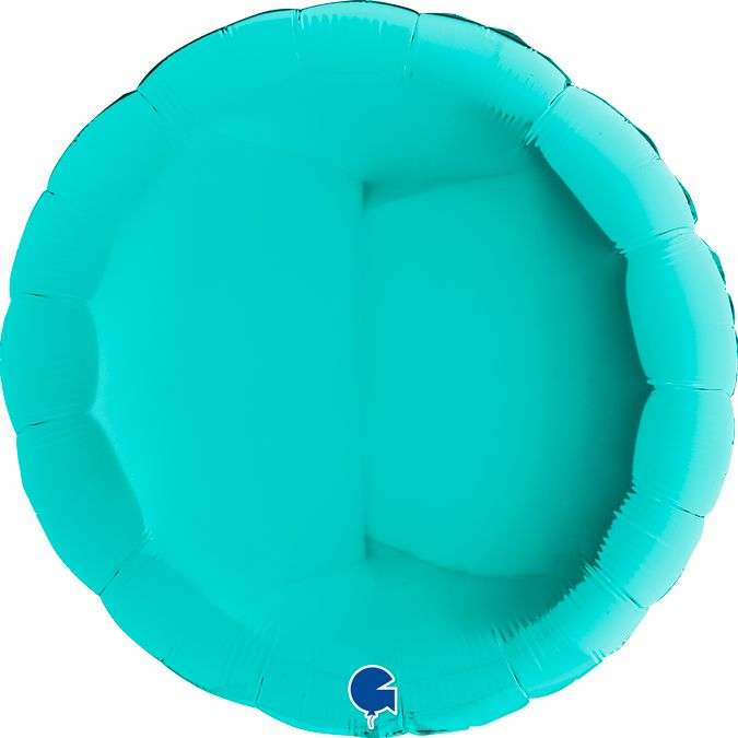 Большое круг тиффани шарик из фольги 36 дюймов картинка 2