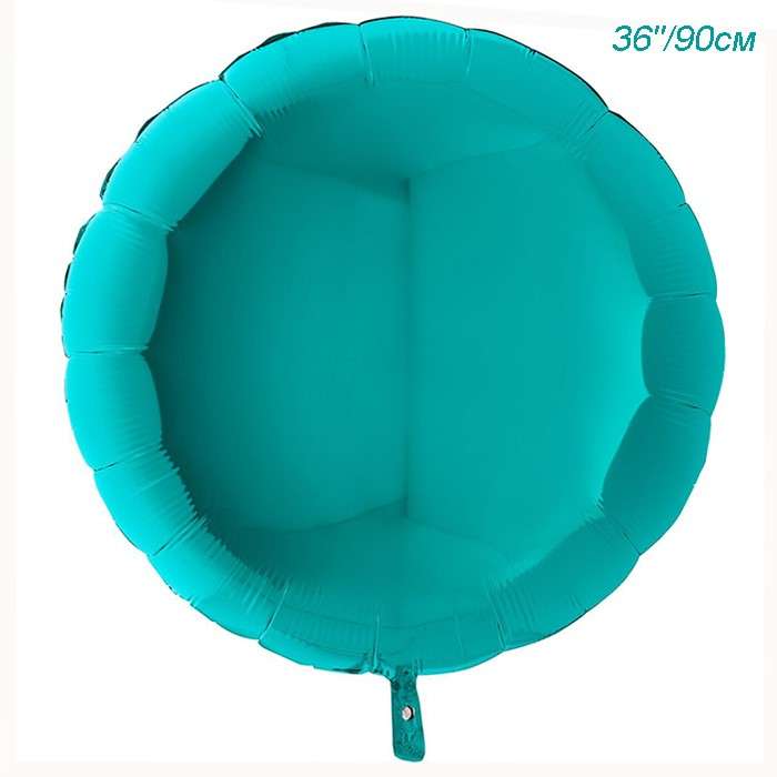 Большое круг тиффани шарик из фольги 36 дюймов картинка