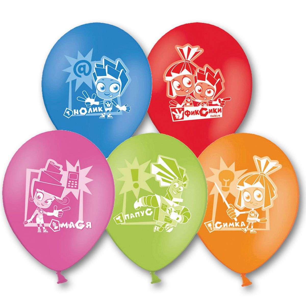 «Фиксики» разноцветные шарики, 30см картинка