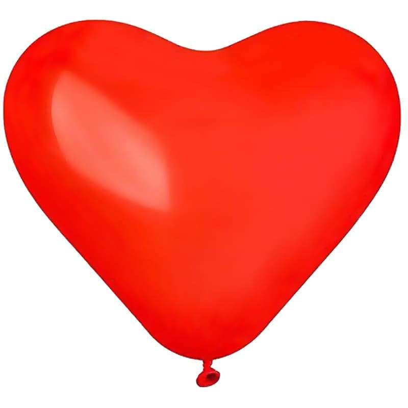 Красные сердца шарики с гелием картинка