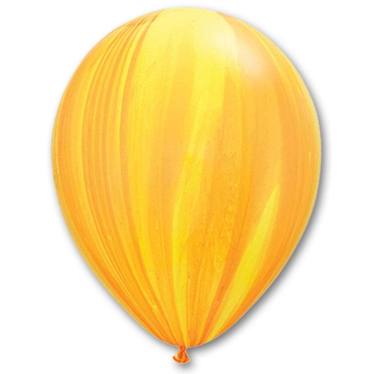 Агат жёлто оранжевые шарики 35см (Qualatex Америка) картинка