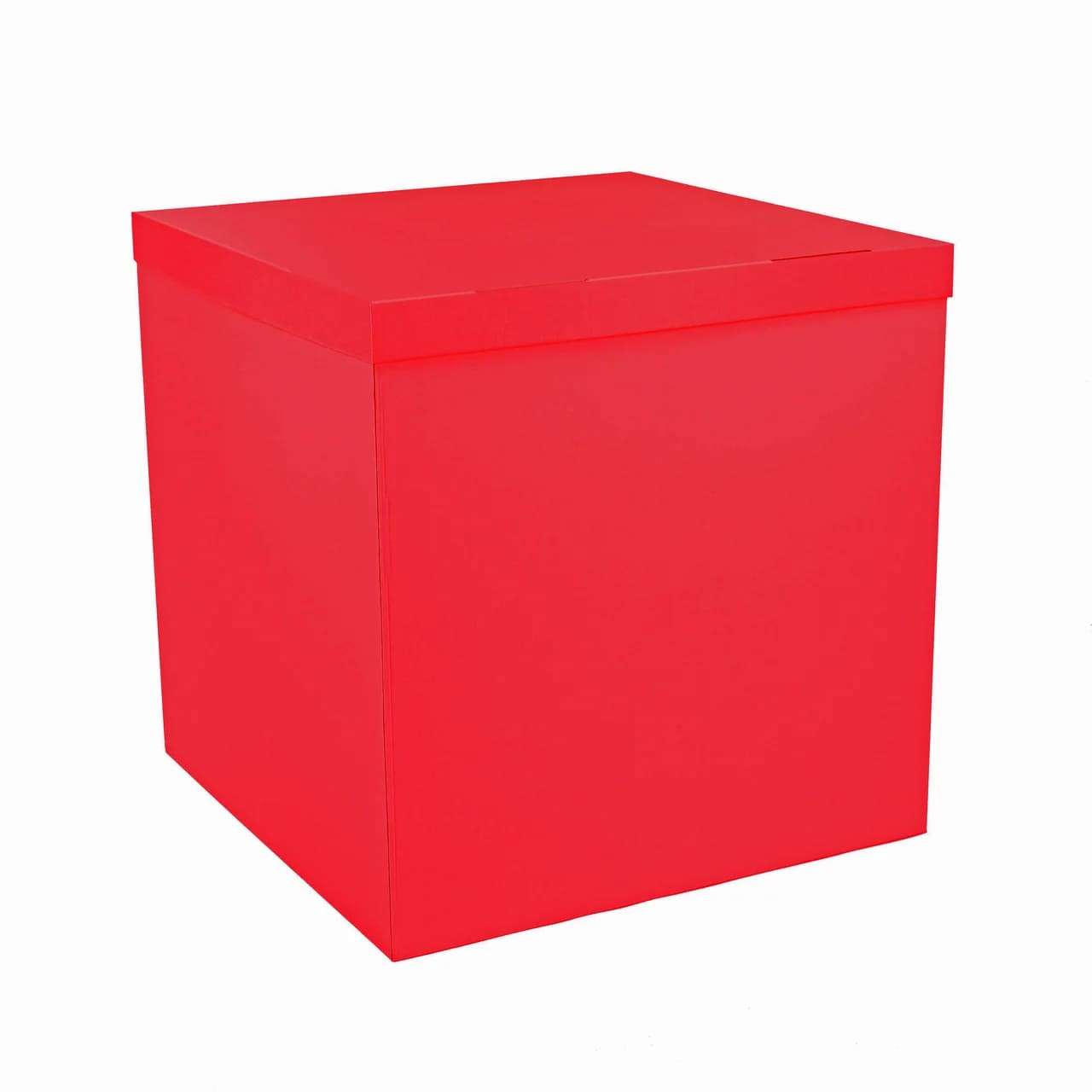 Коробка красная 70*70*70см для воздушных шаров картинка