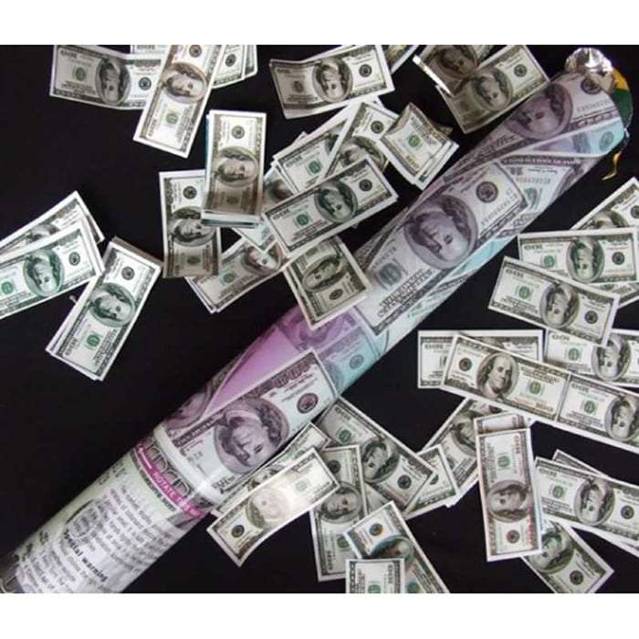 Пневмохлопушка «Доллары», 50 см картинка 2