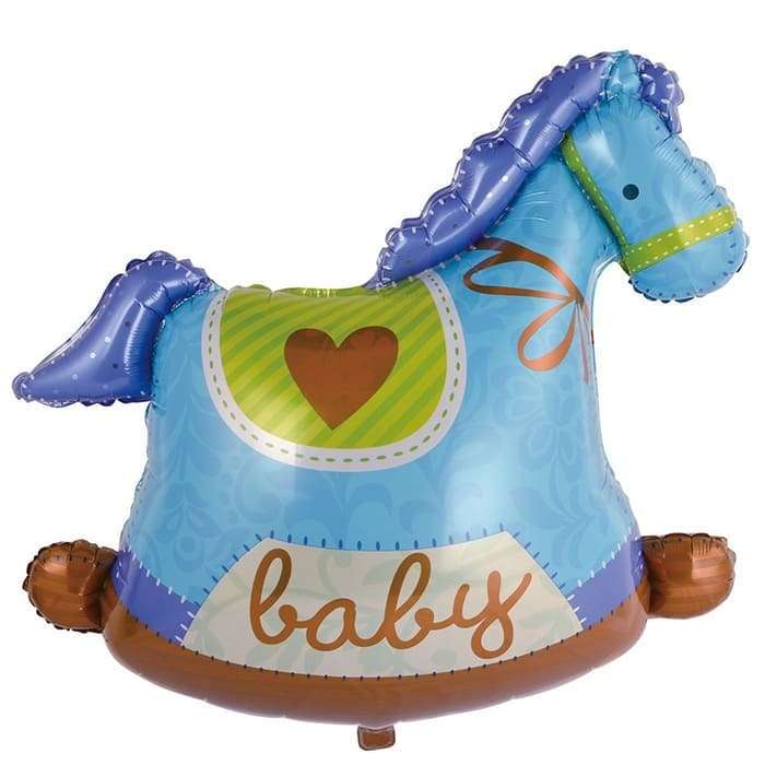 Шарик «Голубая лошадка Baby» картинка