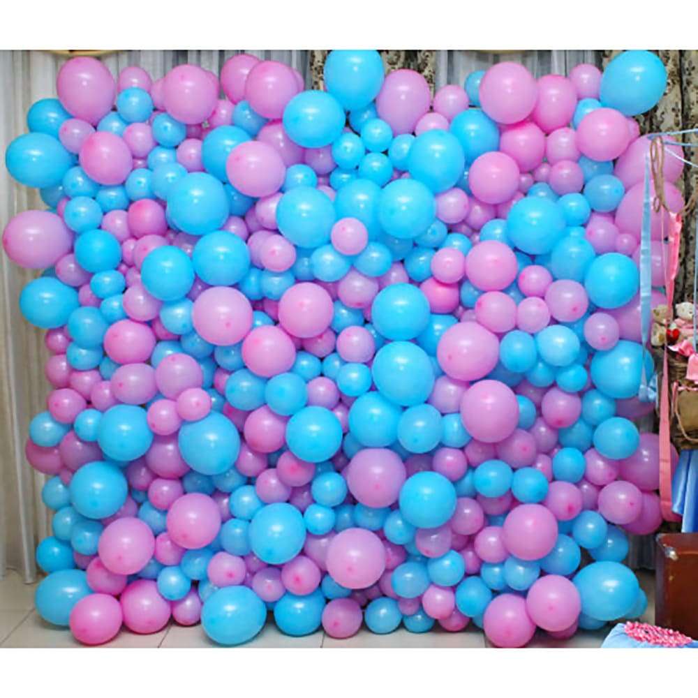 Фотостена из розовых и голубых шаров, 1м.кв. картинка