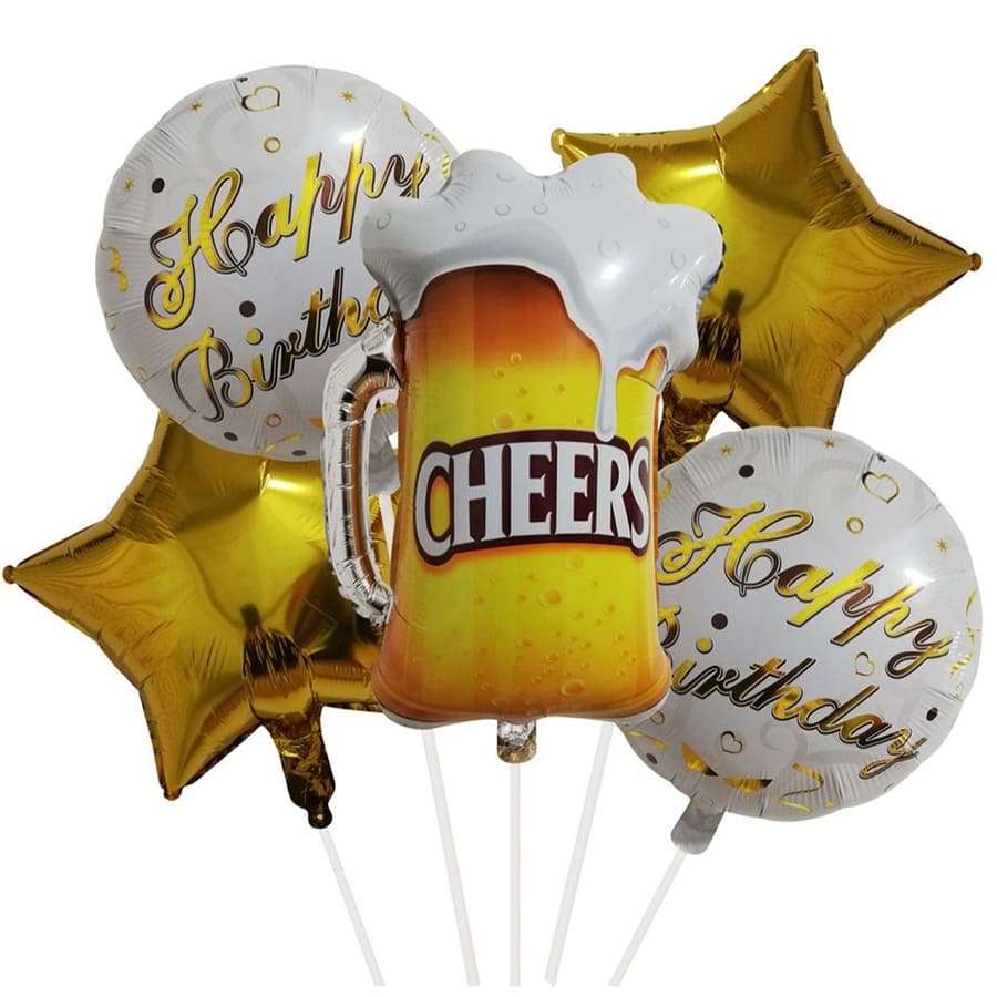 Бокал пива Cheers шарик из фольги, Квалатекс (США) картинка 4