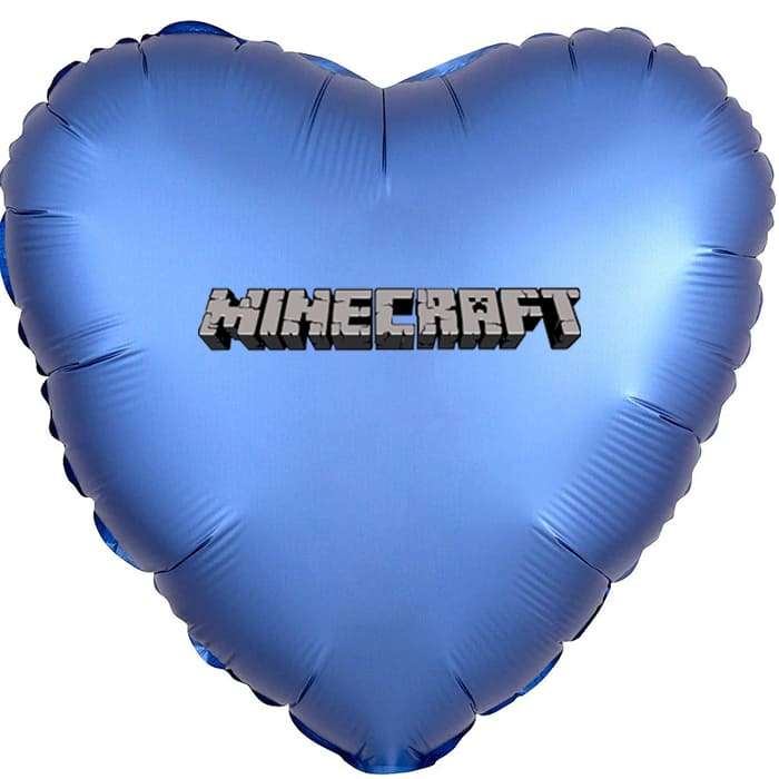 Воздушный шарик с надписью Minecraft картинка 4