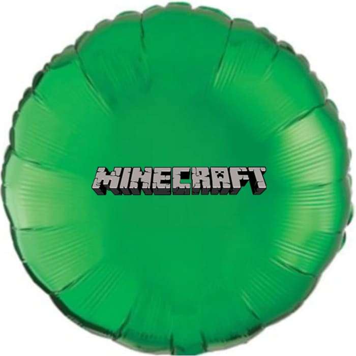 Воздушный шарик с надписью Minecraft картинка 8