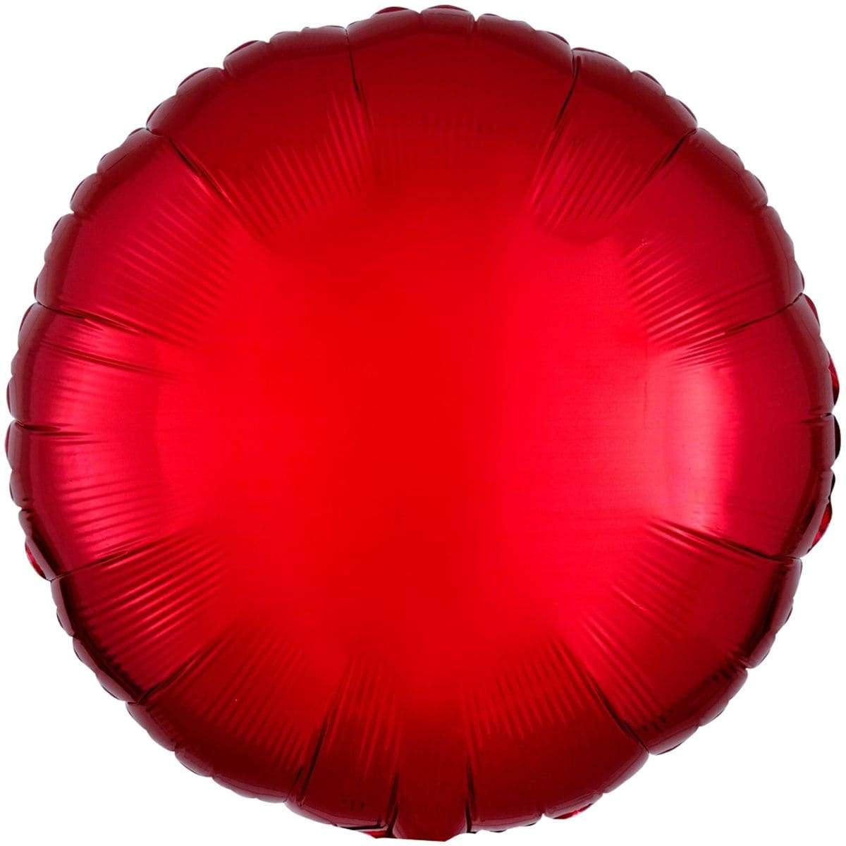 Красный круг шарик из фольги металлик 40-45 см картинка