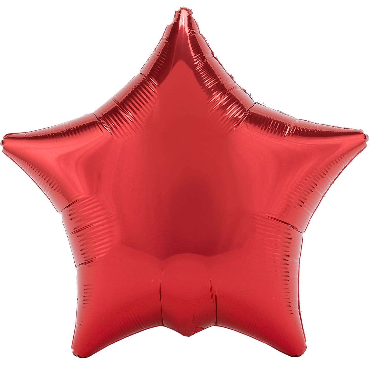 Звезда красная фольгированный шар 40-45см  картинка