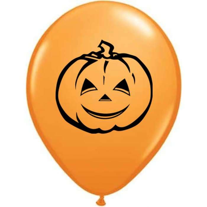 Оранжевый шар тыква шарик Хэллоуин, 35 см картинка