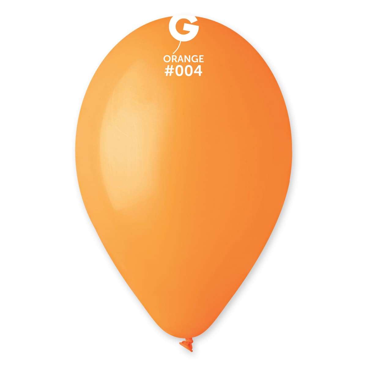 Оранжевый гелиевый шарик пастель, 25-28 см Италия картинка