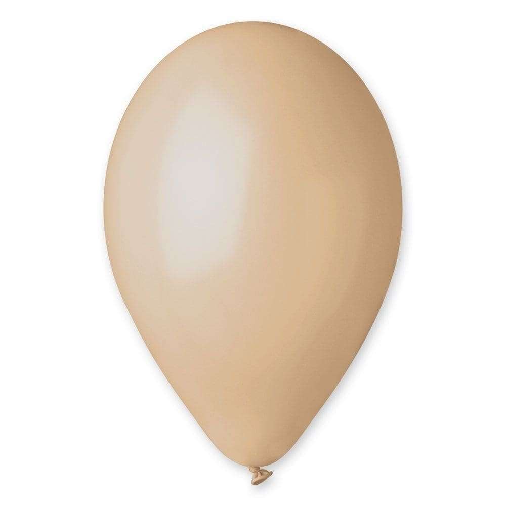 Телесный гелиевый шарик 25-28 см, пастель Италия картинка 2