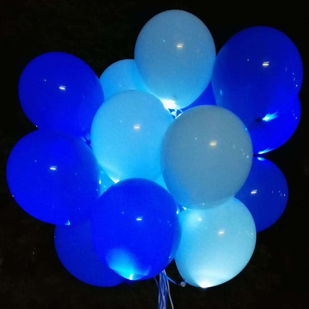 Светящиеся синие шарики картинка 2