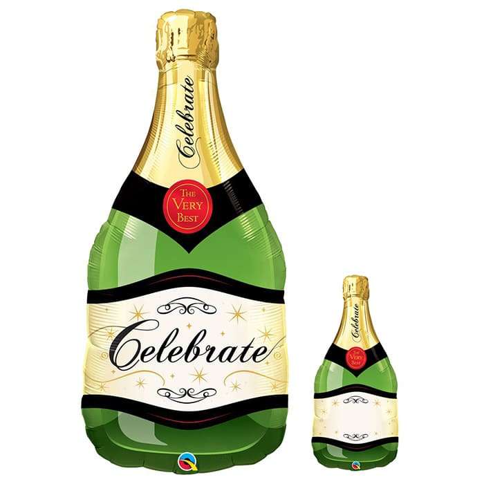 Фольгированный шар бутылка Шампанского картинка 3