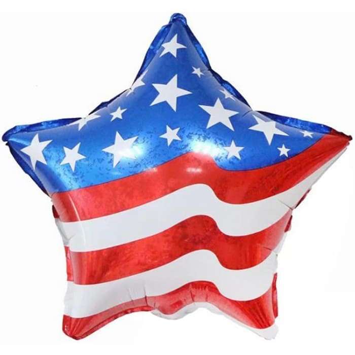 Американский флаг США шарик с гелием картинка 2