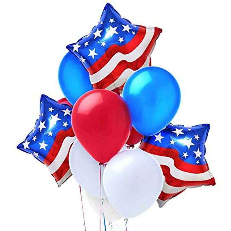 Американский флаг США шарик с гелием картинка 3