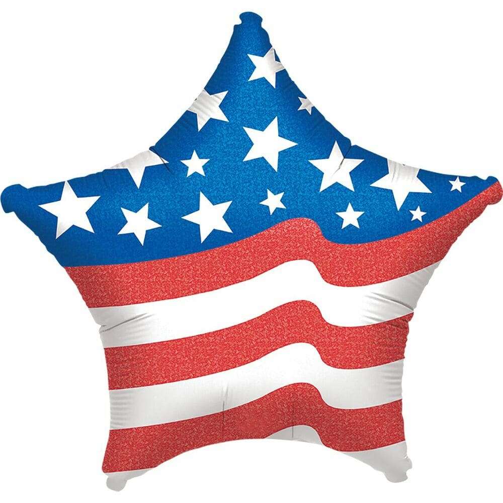 Американский флаг США шарик с гелием картинка