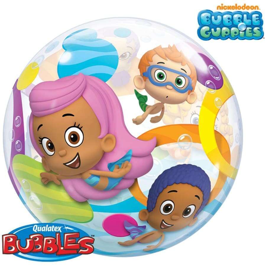 Гуппи и пузырики гелиевый шарик картинка 2