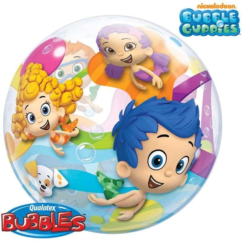 Гуппи и пузырики гелиевый шарик картинка 3