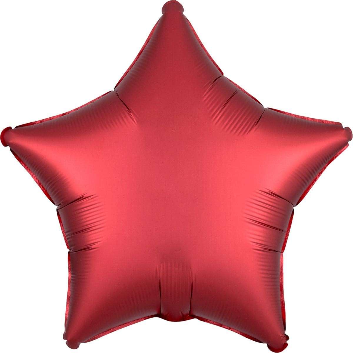 Звезда сатин красная сангрия 45 см шарик из фольги картинка