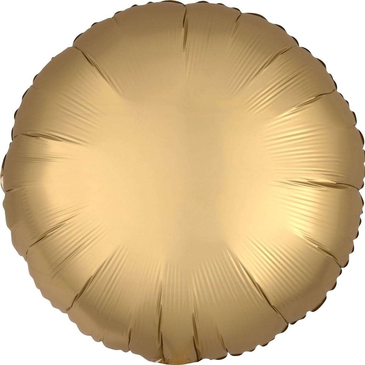 Круг сатин золотой шарик из фольги 45 см картинка