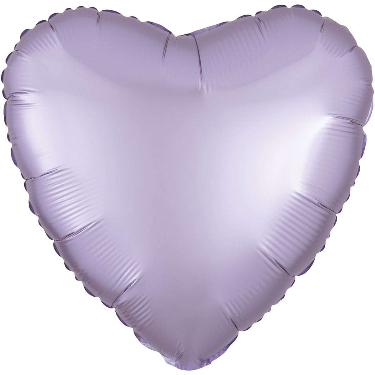Сердце сатин сиреневое шарик из фольги 45 см картинка