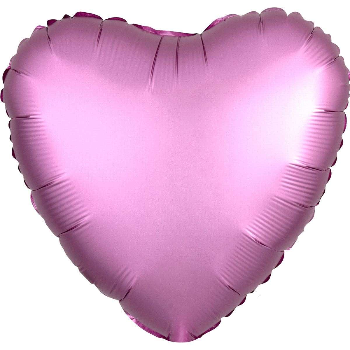 Сердце сатин розовый фламинго шарик из фольги 45 см картинка