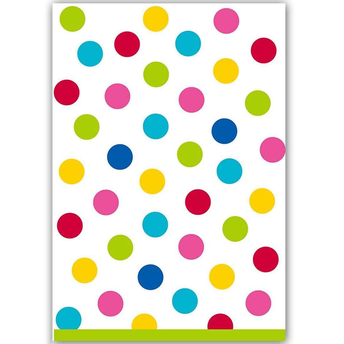 Скатерть на стол «Разноцветный горошек», 180х130 см картинка